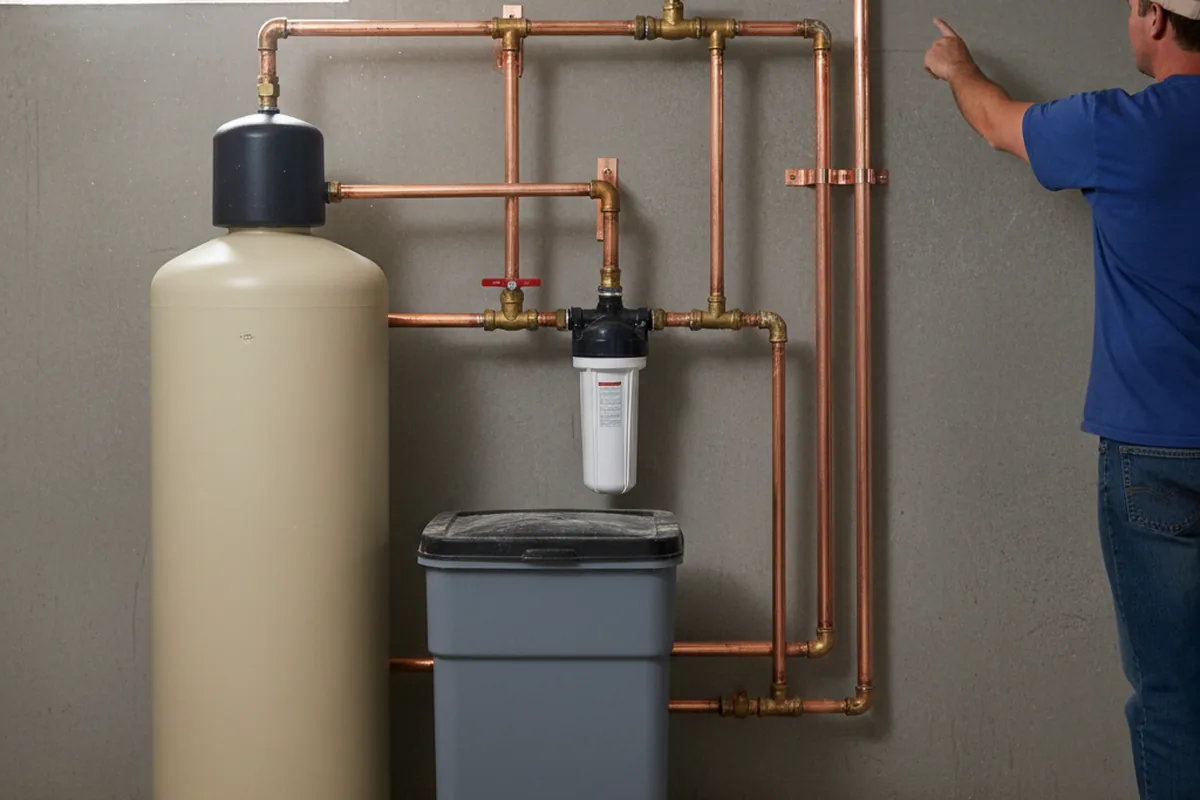 Whole-house water treatment system installed in Golconda
